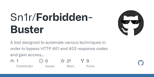 Sn1rForbidden-Buster 自动化绕过HTTP 401和403未授权访问工具-攻城狮